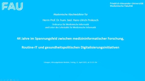 Zum Artikel "Akademische Abschiedsfeier für Herrn Prof. Dr. biol. hom. Hans-Ulrich Prokosch"